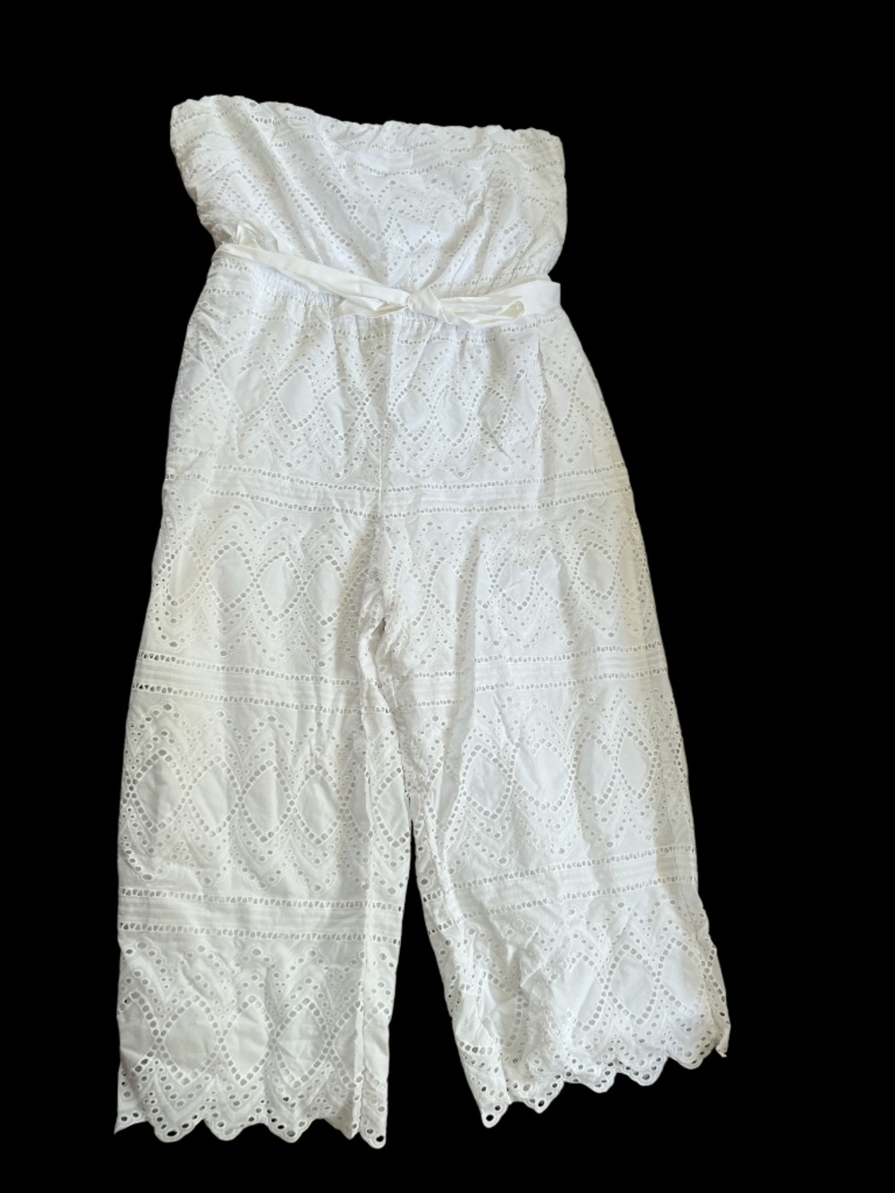 Express, Brand new with tags strapless lace culotte jumpsuit. Size XL.